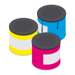 digitaldruck farben